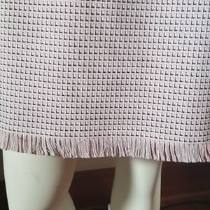 COPY - HOST PICK ~ LOFT tweed fringe-hem dress